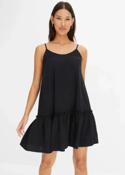 Trägerkleid aus Musselin|bonprix Outlet