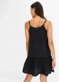 Trägerkleid aus Musselin|bonprix Outlet