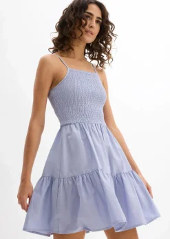 Trägerkleid aus reiner Bio-Baumwolle|bonprix Online