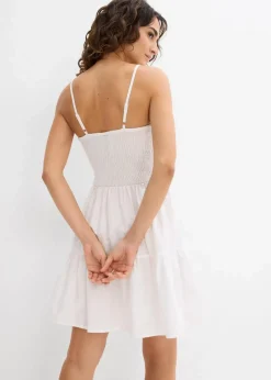 Trägerkleid aus reiner Bio-Baumwolle|bonprix