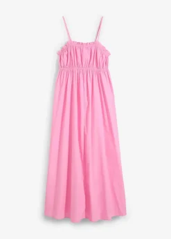 bonprix Bekleidung·Pullover & Strickjacken|Kleider|Trägerkleid aus reiner Bio-Baumwolle rosa