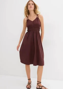 Trägerkleid aus reiner Bio-Baumwolle|bonprix
