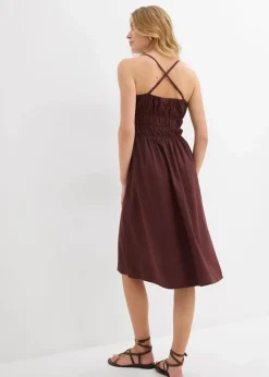 Trägerkleid aus reiner Bio-Baumwolle|bonprix