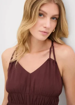 Trägerkleid aus reiner Bio-Baumwolle|bonprix