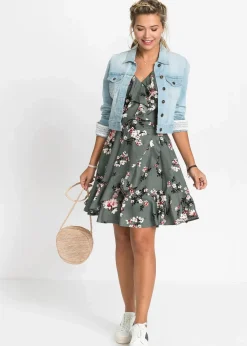 Trägerkleid aus reiner Viskose|bonprix Online