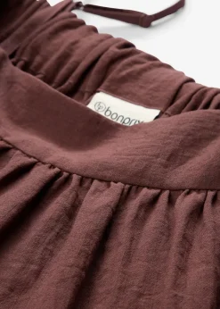 bonprix Bekleidung·Pullover & Strickjacken|Kleider|Trägerkleid aus softem Viskose-Mix terrabraun