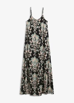 Trägerkleid aus strukturierter Viskose|bonprix Best