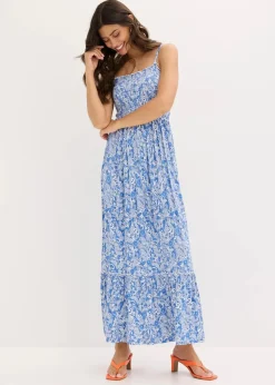 Trägerkleid aus Viskose-Mix|bonprix Outlet