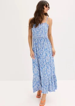 Trägerkleid aus Viskose-Mix|bonprix Outlet