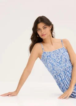 Trägerkleid aus Viskose-Mix|bonprix Outlet