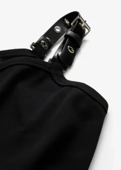 Trägerkleid mit Kontrastsaum|bonprix Hot