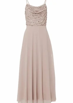 Trägerkleid mit Paillettenstickerei|bonprix Online