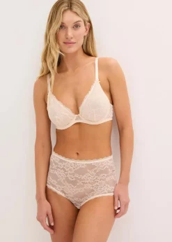 Triangel-BH mit floraler Spitze|bonprix New