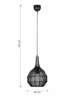 Trio Leuchten Leuchten|Leuchten & Lampen|Trio Pendelleuchte schwarz