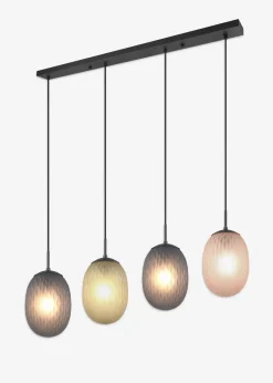 Trio Leuchten Leuchten|Leuchten & Lampen|Trio Pendelleuchte schwarz/bunt