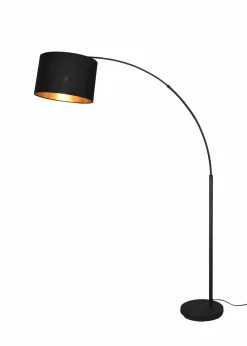 Trio Leuchten Leuchten|Leuchten & Lampen|Trio Stehleuchte schwarz/goldfarben