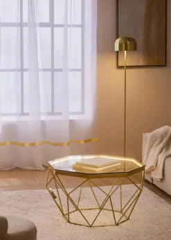 Trio Leuchten Leuchten|Leuchten & Lampen|Trio Stehleuchte mit USB Anschluss goldfarben