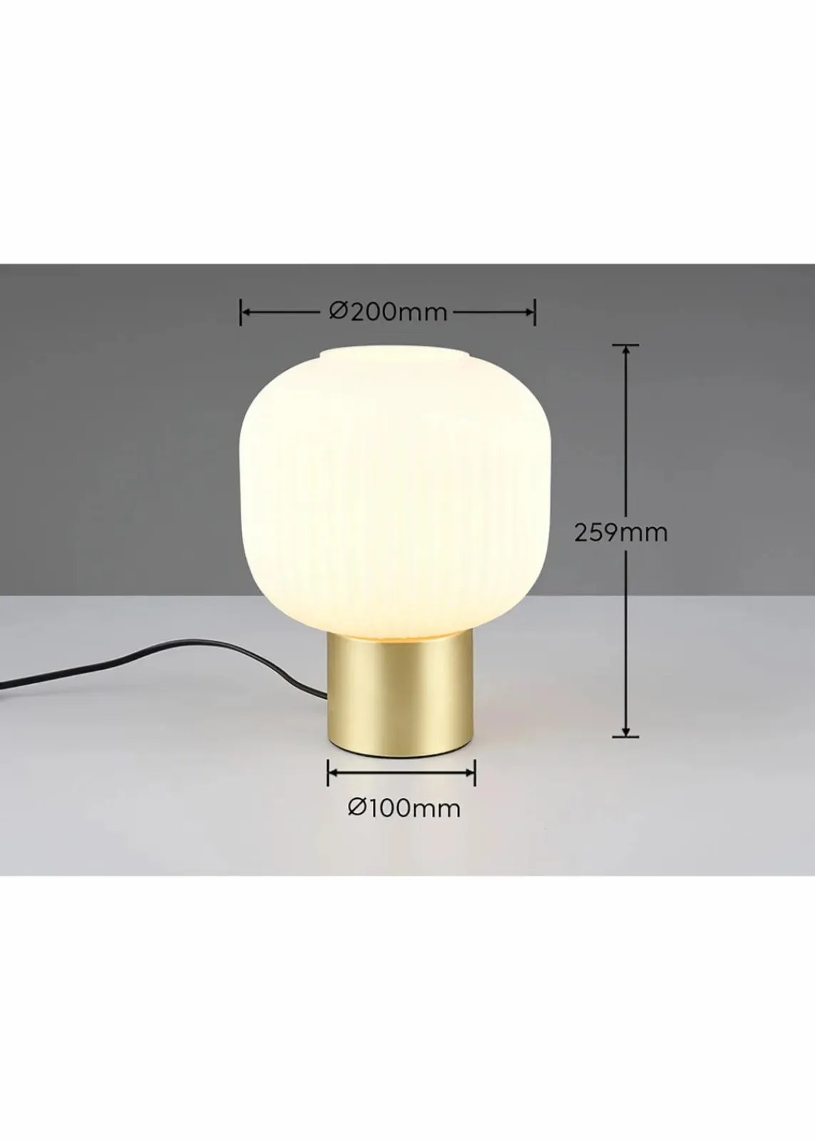 Trio Leuchten Leuchten|Leuchten & Lampen|Trio Tischleuchte weiß/goldfarben