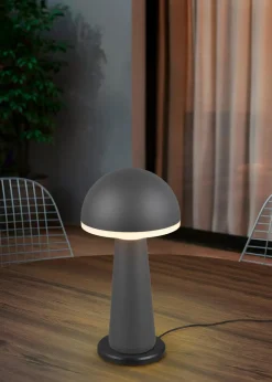 Trio Leuchten Leuchten|Leuchten & Lampen|Trio Tischleuchte mit USB Anschluss anthrazit