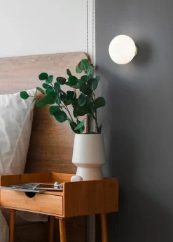 Trio Leuchten Leuchten & Lampen|Leuchten|Trio Wandleuchte mit USB Anschluss weiß/goldfarben