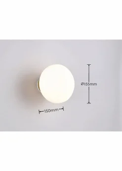 Trio Leuchten Leuchten & Lampen|Leuchten|Trio Wandleuchte mit USB Anschluss weiß/goldfarben