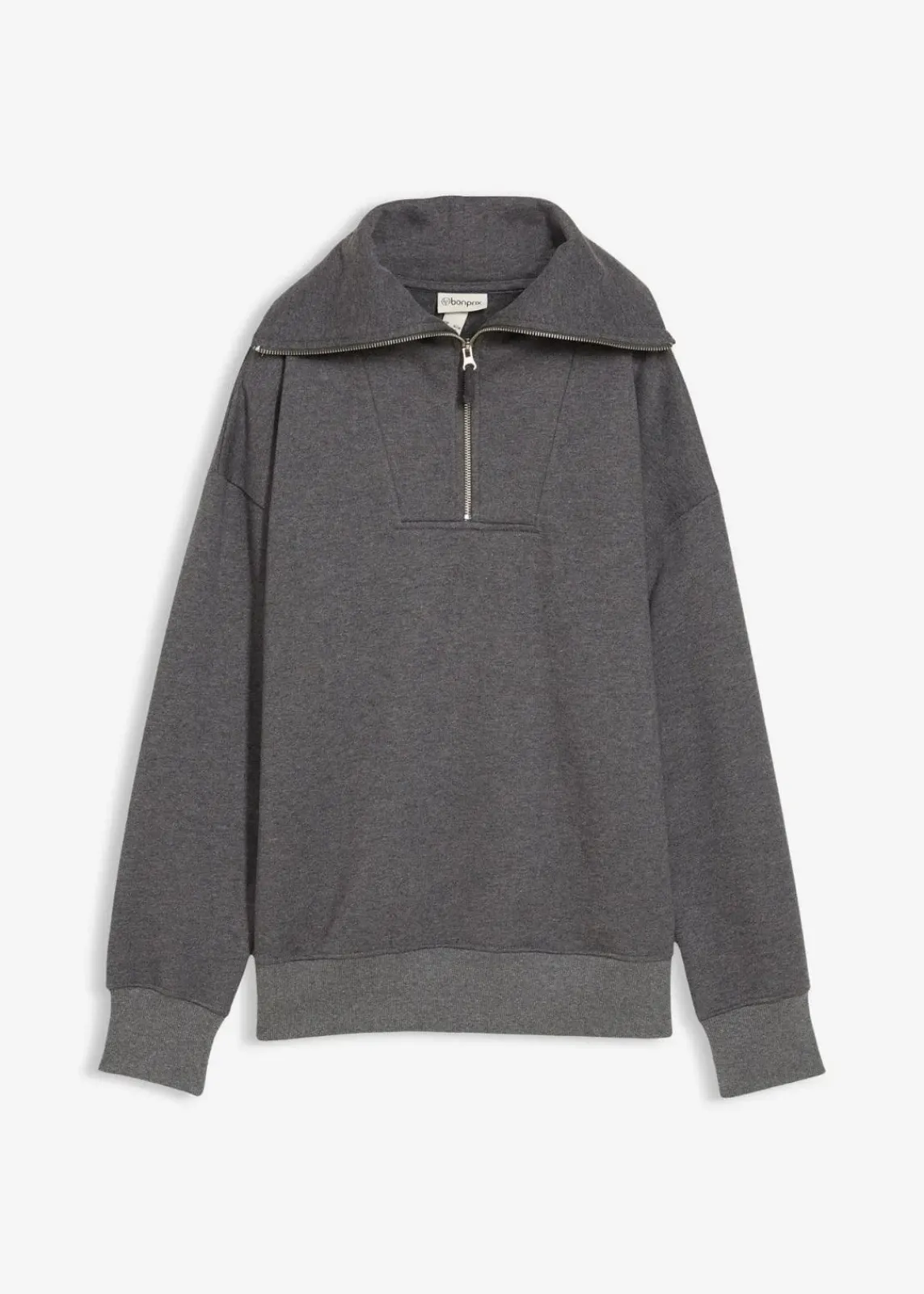 Troyer aus weichem Baumwoll-Mix|bonprix Outlet