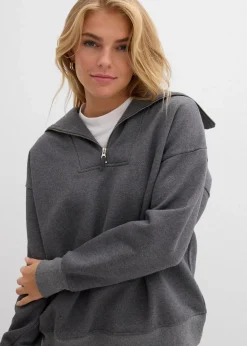 Troyer aus weichem Baumwoll-Mix|bonprix Outlet