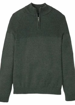 Troyer Pullover aus weichem Baumwollmix|bonprix Best