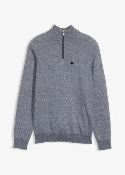 Troyer Pullover mit recycelter Baumwolle|bonprix New