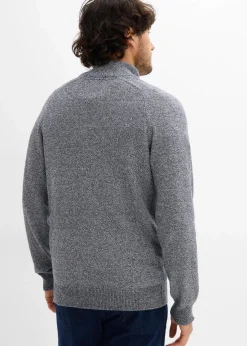 Troyer Pullover mit recycelter Baumwolle|bonprix New