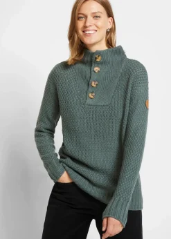 Troyer Pullover mit Struktur|bonprix Clearance