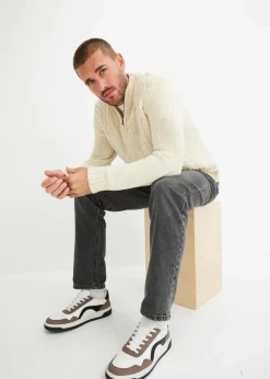 Troyer Pullover mit Zopfmuster|bonprix Sale