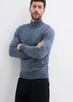 Troyer-Pullover mit reiner Baumwolle|bonprix Outlet