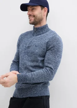 Troyer-Pullover mit reiner Baumwolle|bonprix Outlet