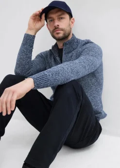 Troyer-Pullover mit reiner Baumwolle|bonprix Outlet