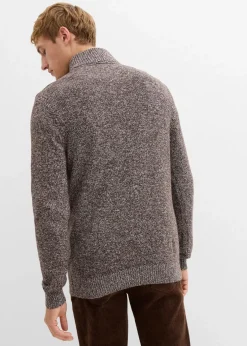 Troyer-Pullover mit reiner Baumwolle|bonprix