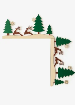 Türrahmendeko mit Bäumen und Elchen|bonprix Outlet