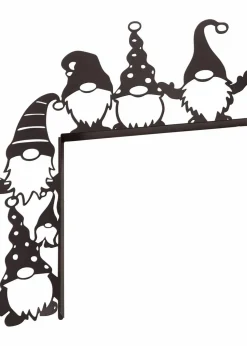 bonprix Wohnaccessoires|Weihnachtsdeko & -Textilien·Dekoration|Türrahmendeko mit Wichteln schwarz