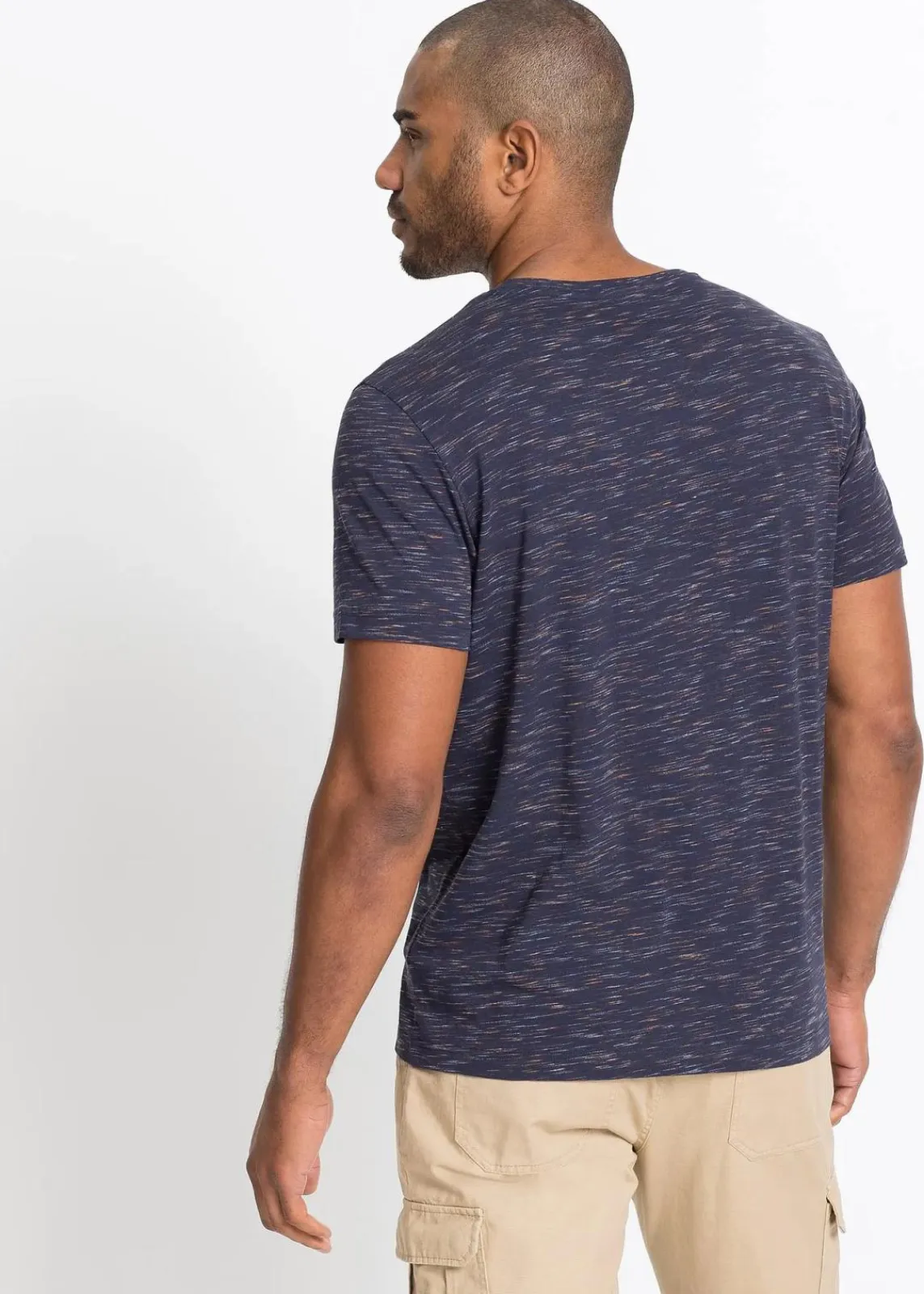 bonprix Shirts & Polos|Sportbekleidung|T-Shirt dunkelblau meliert