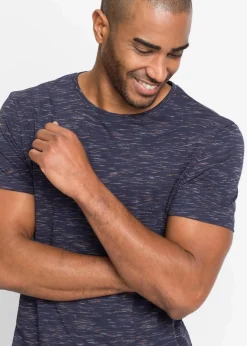 bonprix Shirts & Polos|Sportbekleidung|T-Shirt dunkelblau meliert