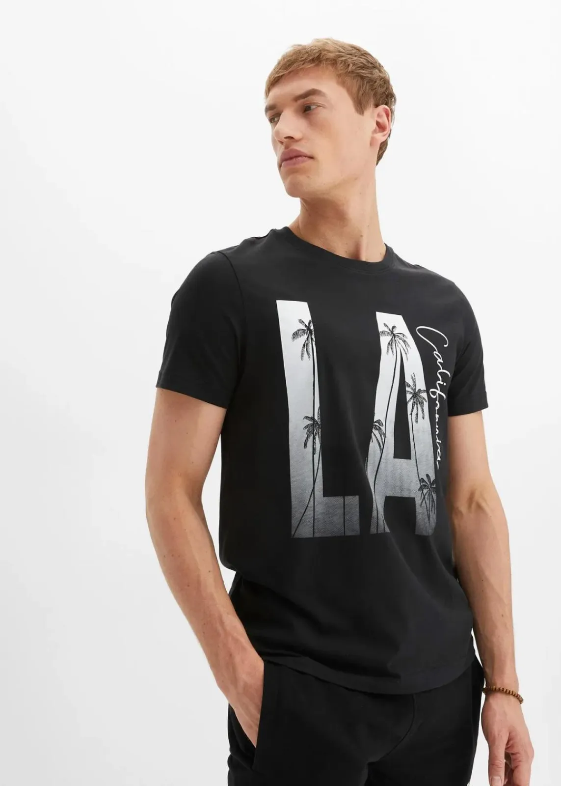 T-Shirt aus reiner Bio-Baumwolle, Slim Fit|bonprix Best