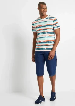 bonprix Shirts & Polos|Große Größen|T-Shirt aus Bio-Baumwolle bunt gestreift