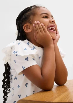 T-Shirt aus eleastischem Bio-Baumwoll-Mix|bonprix Clearance