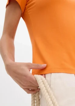 T-Shirt aus fließender Viskose|bonprix Discount