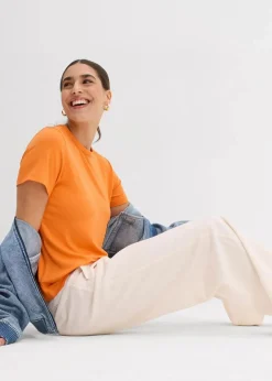 T-Shirt aus fließender Viskose|bonprix Discount