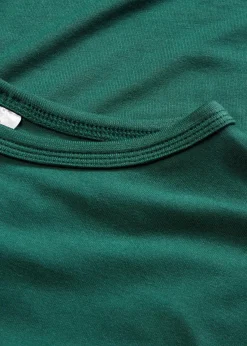bonprix Nachhaltigere Materialien|Shirts & Tops|T-Shirt aus fließender Viskose mattgrün