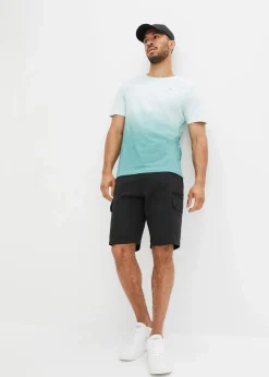 bonprix Shirts & Polos|Große Größen|T-Shirt aus reiner Baumwolle pastellmint/meeresgrün