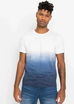 T-Shirt aus reiner Baumwolle, Slim Fit|bonprix