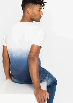 T-Shirt aus reiner Baumwolle, Slim Fit|bonprix