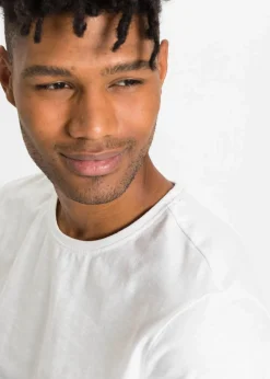 T-Shirt aus reiner Baumwolle, Slim Fit|bonprix